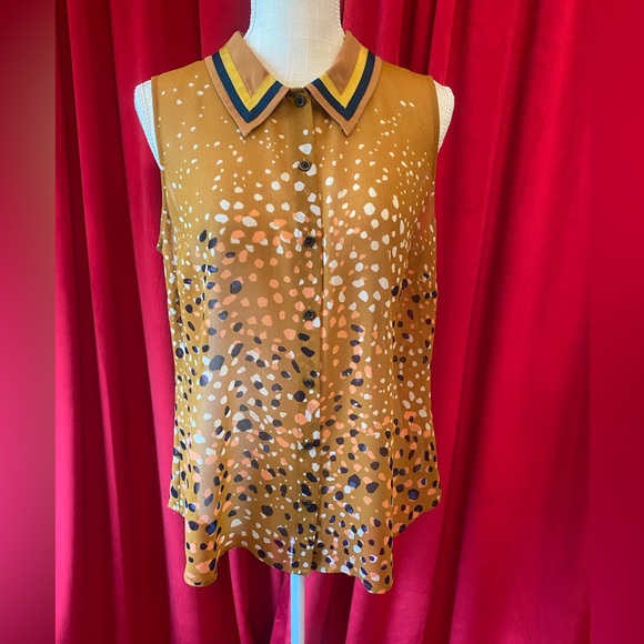 CAbi Tops - ❌sold❌ CABI SHEER CAREER BLOUSE TOP MEDIUM